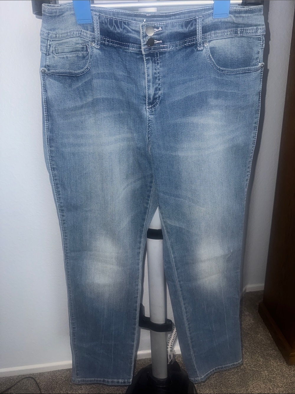 INC International Concepts Light Blue Skinny Jeans